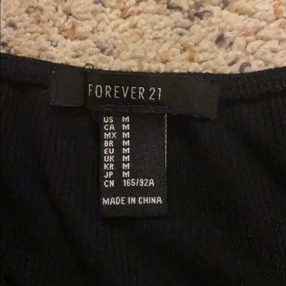 Forever 21 crop top black - Picture 7 of 11